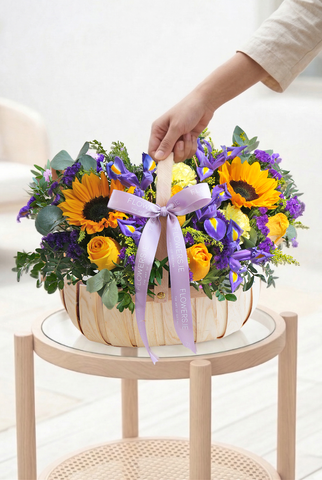 Lilac Dreams - Basket