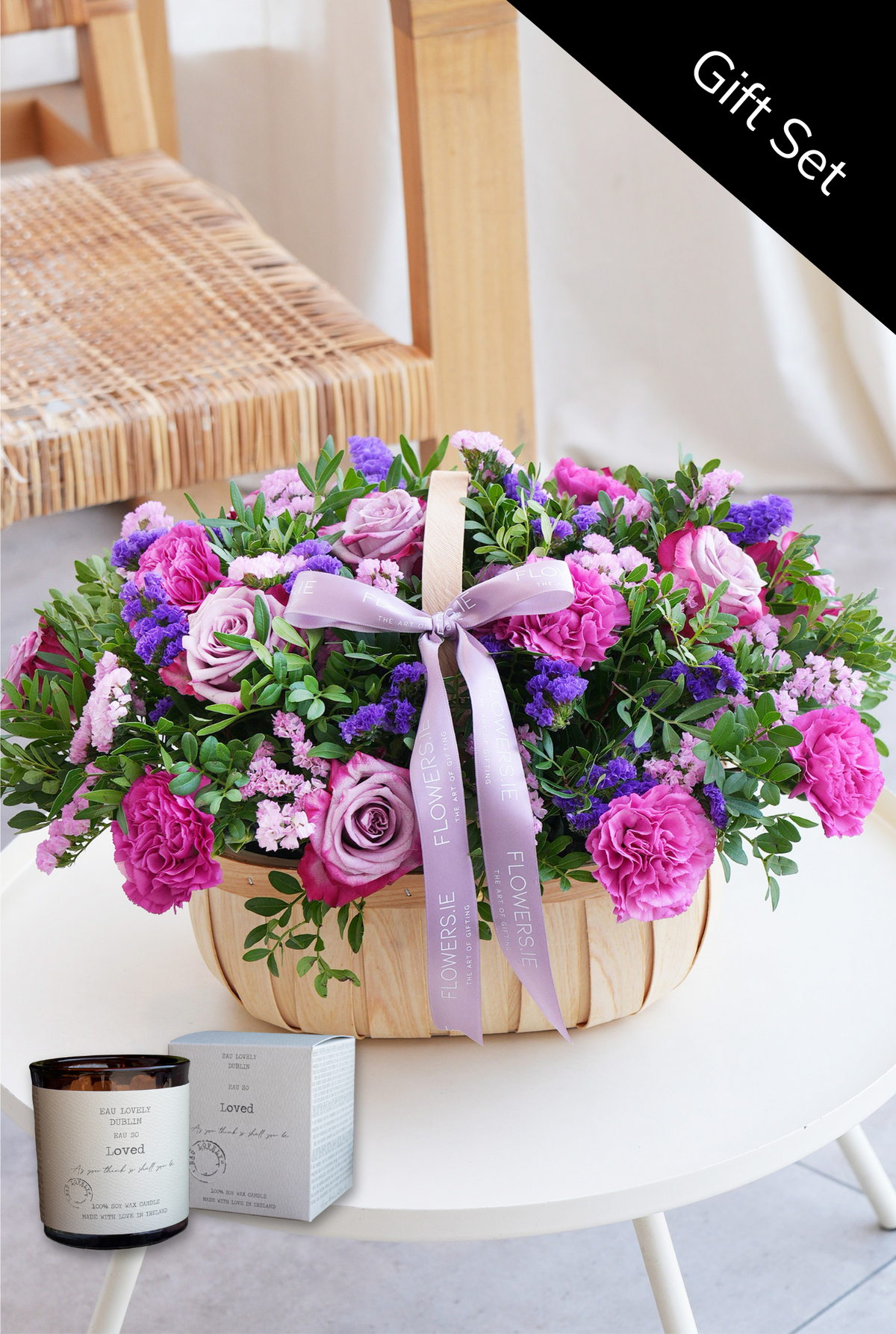 Lavender Floral - Basket