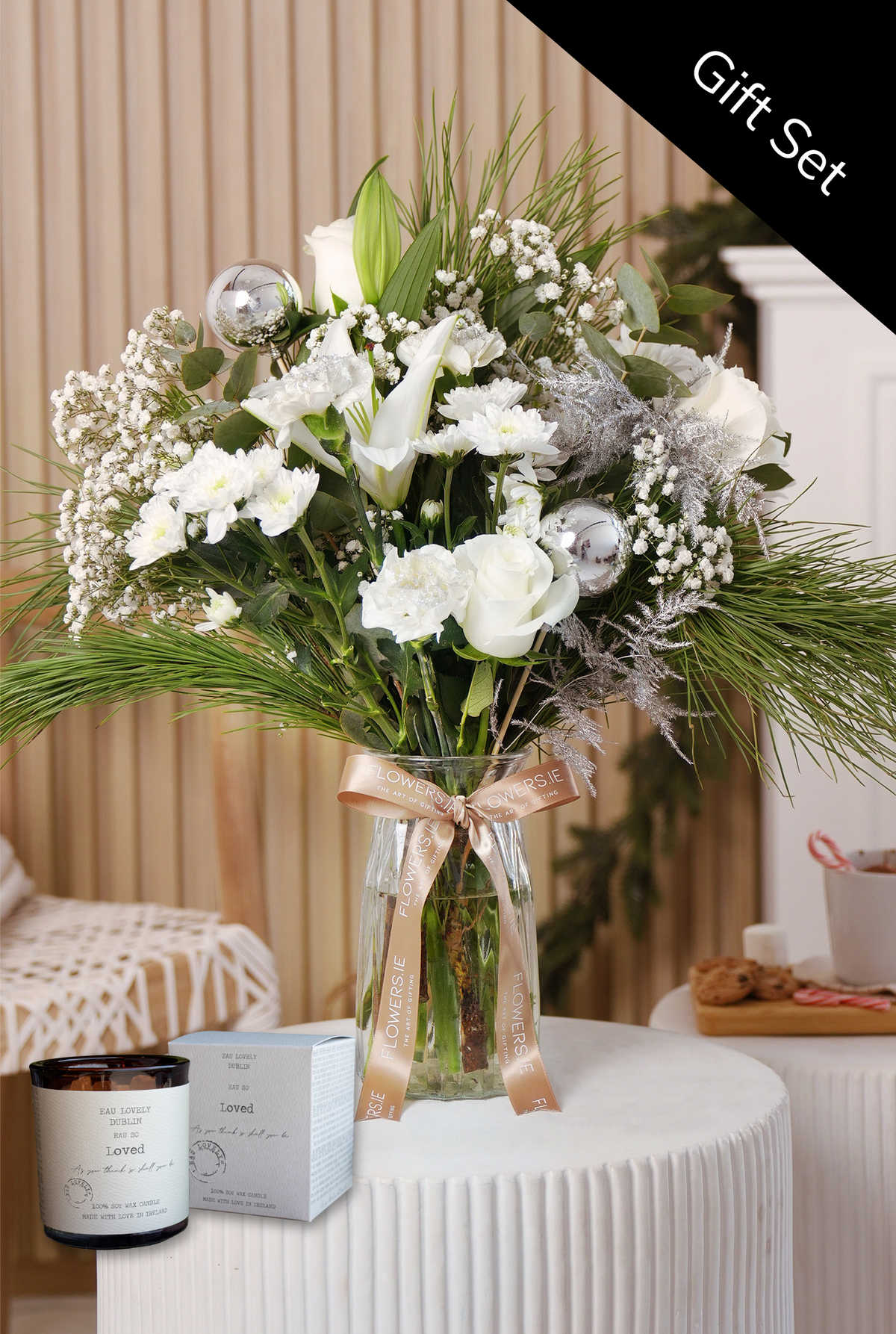 Perfect White Christmas Vase