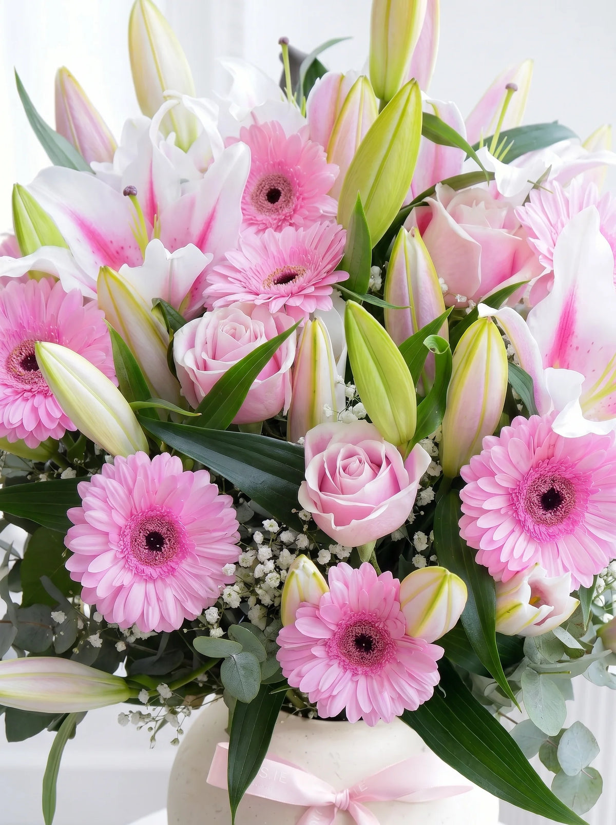 Wonderfully Gerbera - Ceramic Vase