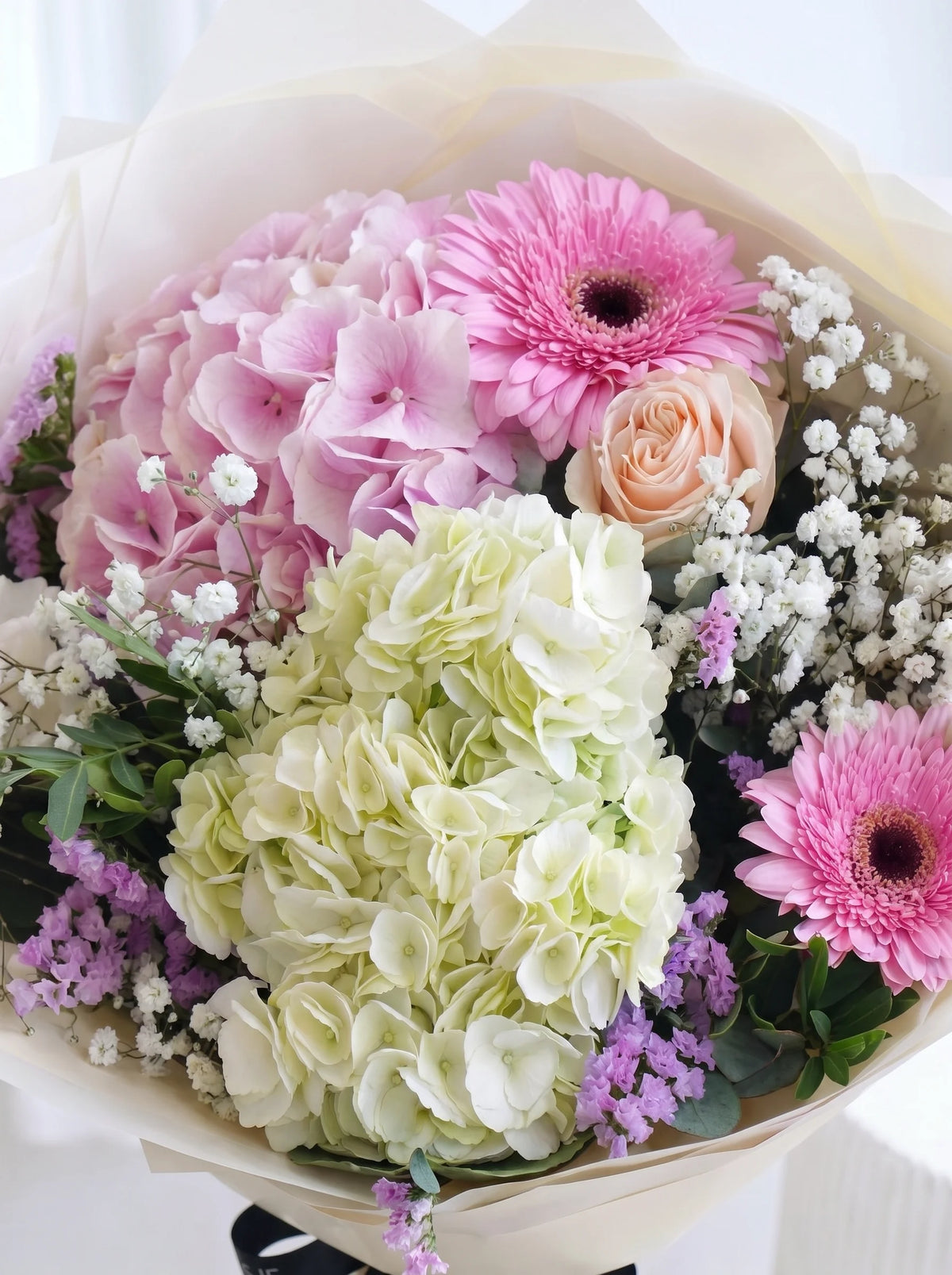 Birthday Blushing Elegance Hand-tied