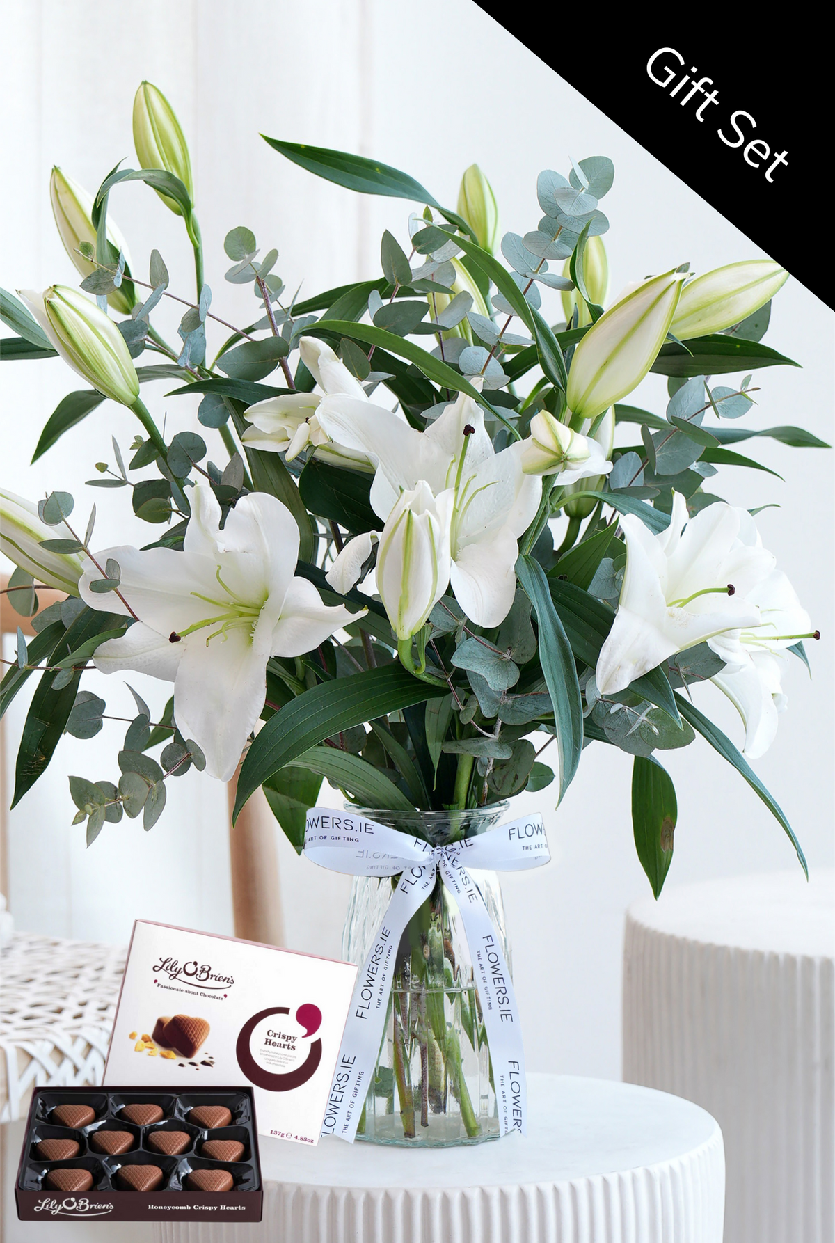 White Scented Lily - Vase