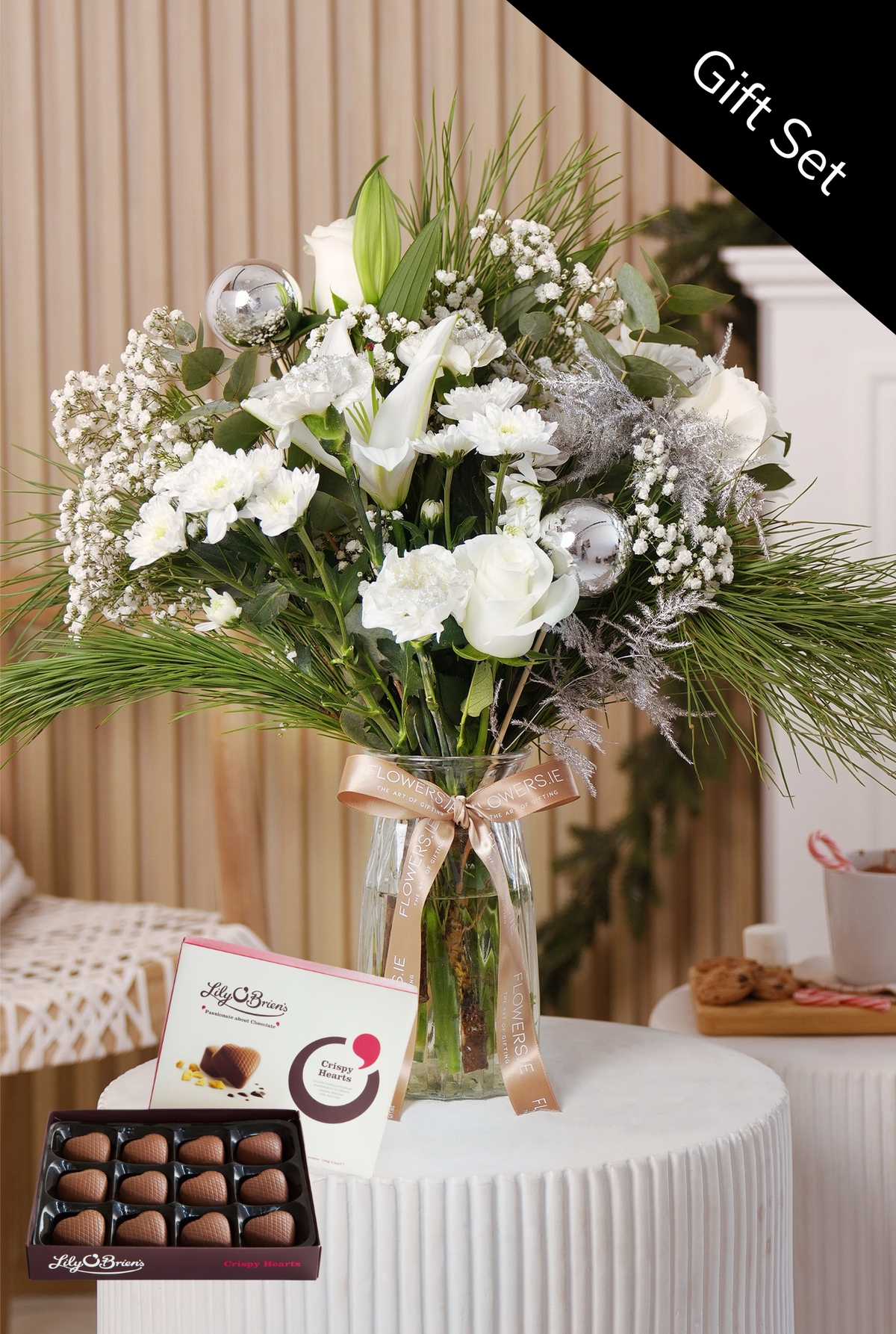 Perfect White Christmas Vase