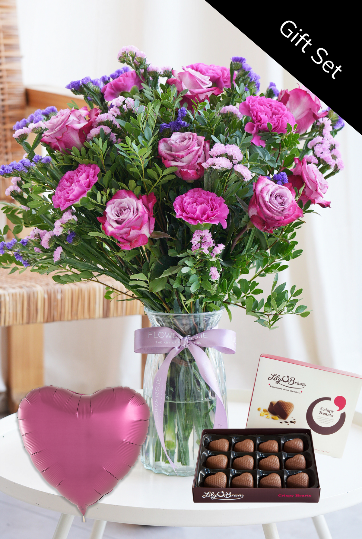 Lavender Floral - Vase Gift Set