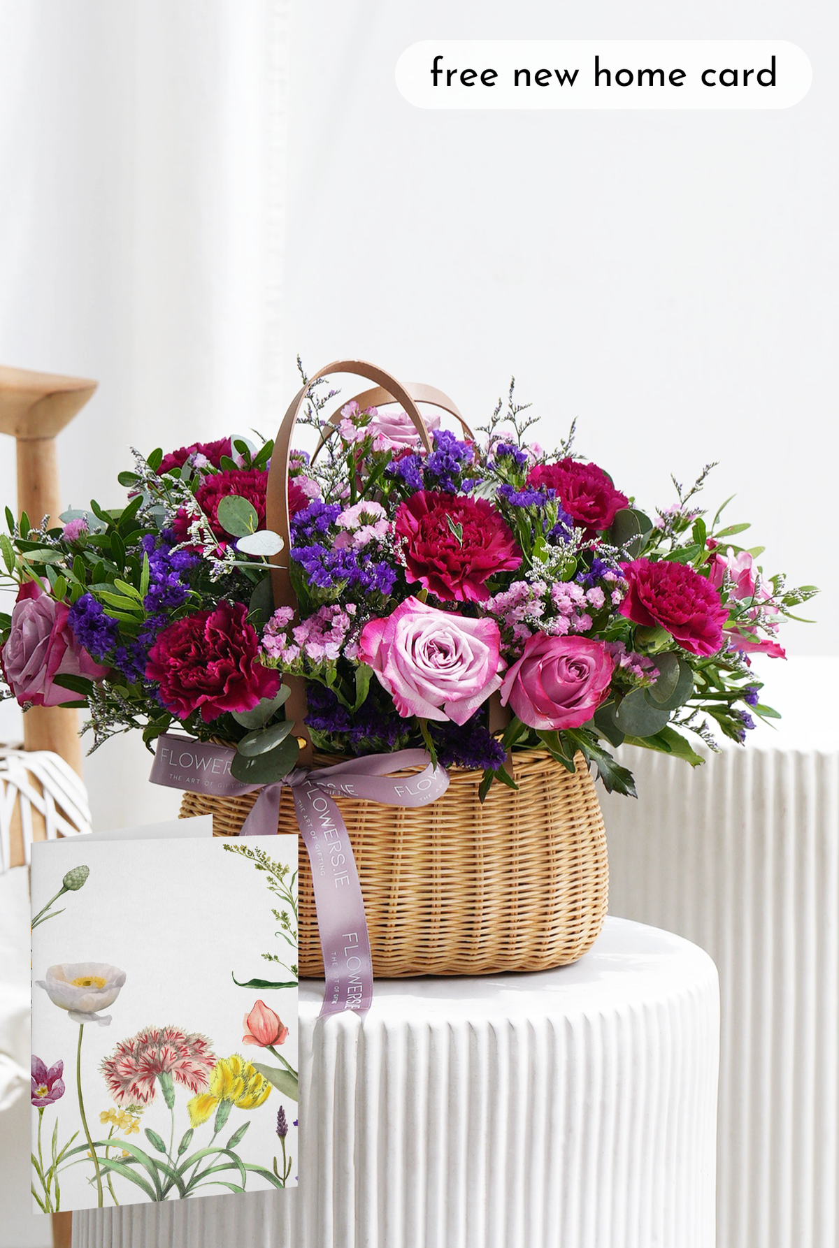 Lavender Floral - Basket