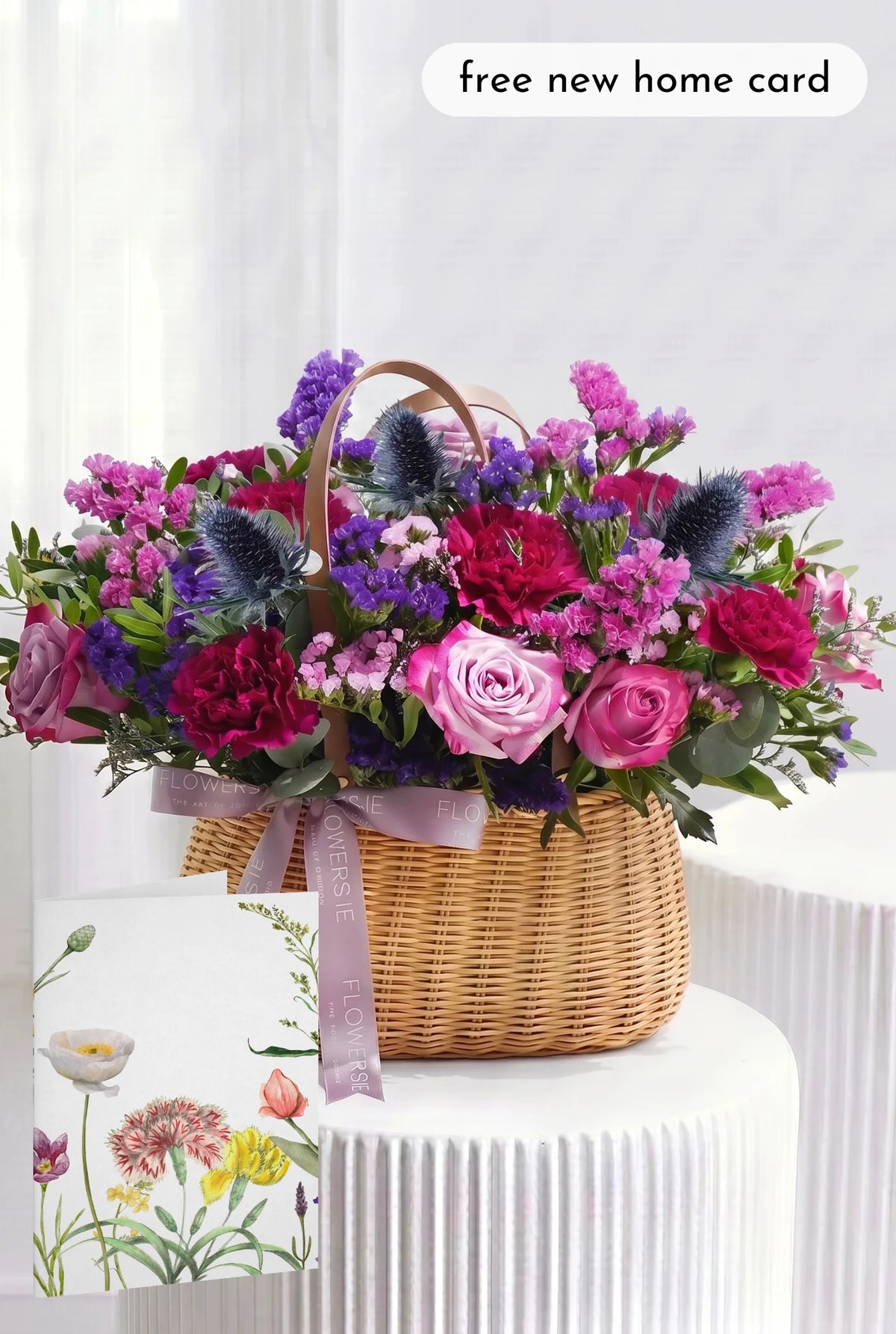 Lavender Floral - Basket