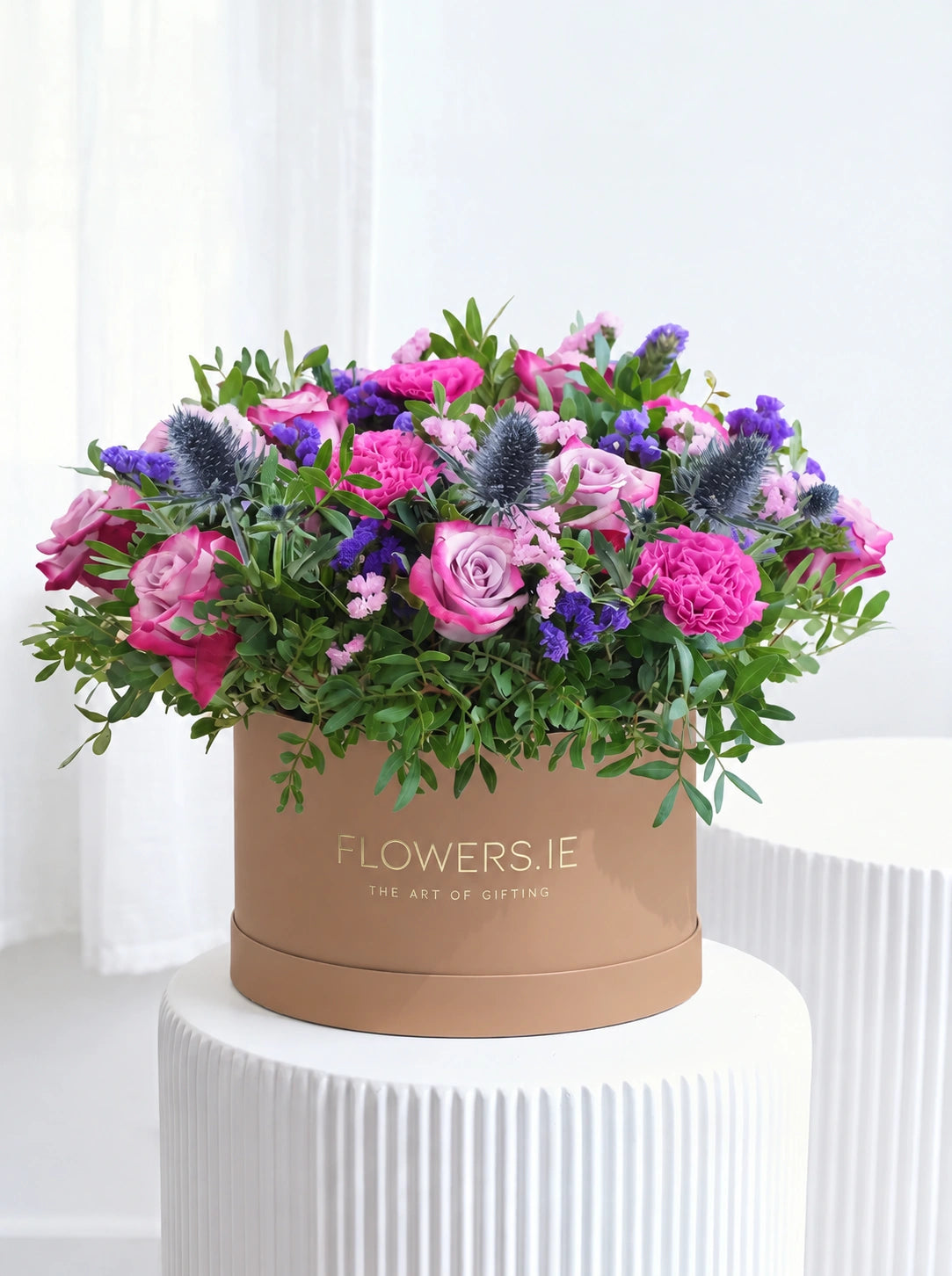 Lavender Floral - Hatbox