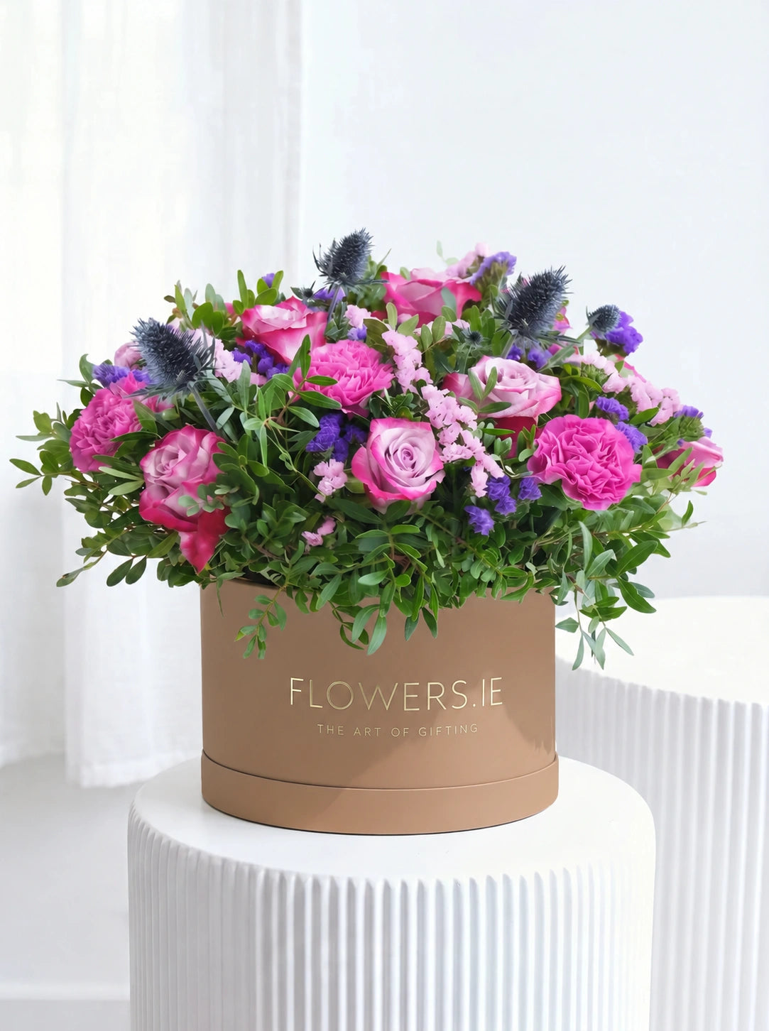 Lavender Floral - Hatbox