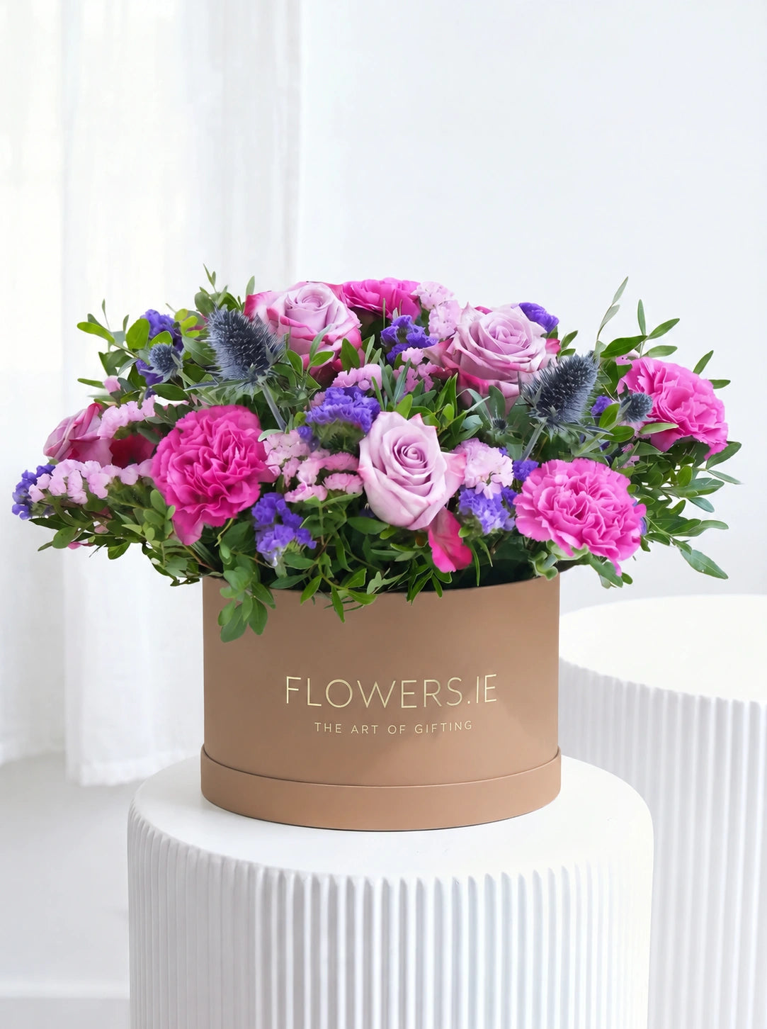 Lavender Floral - Hatbox