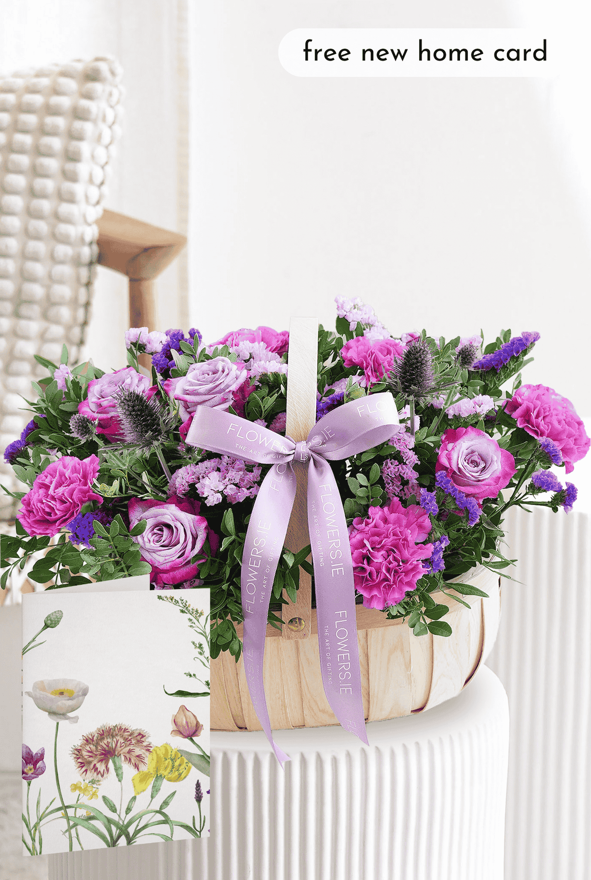 Lavender Floral - Basket