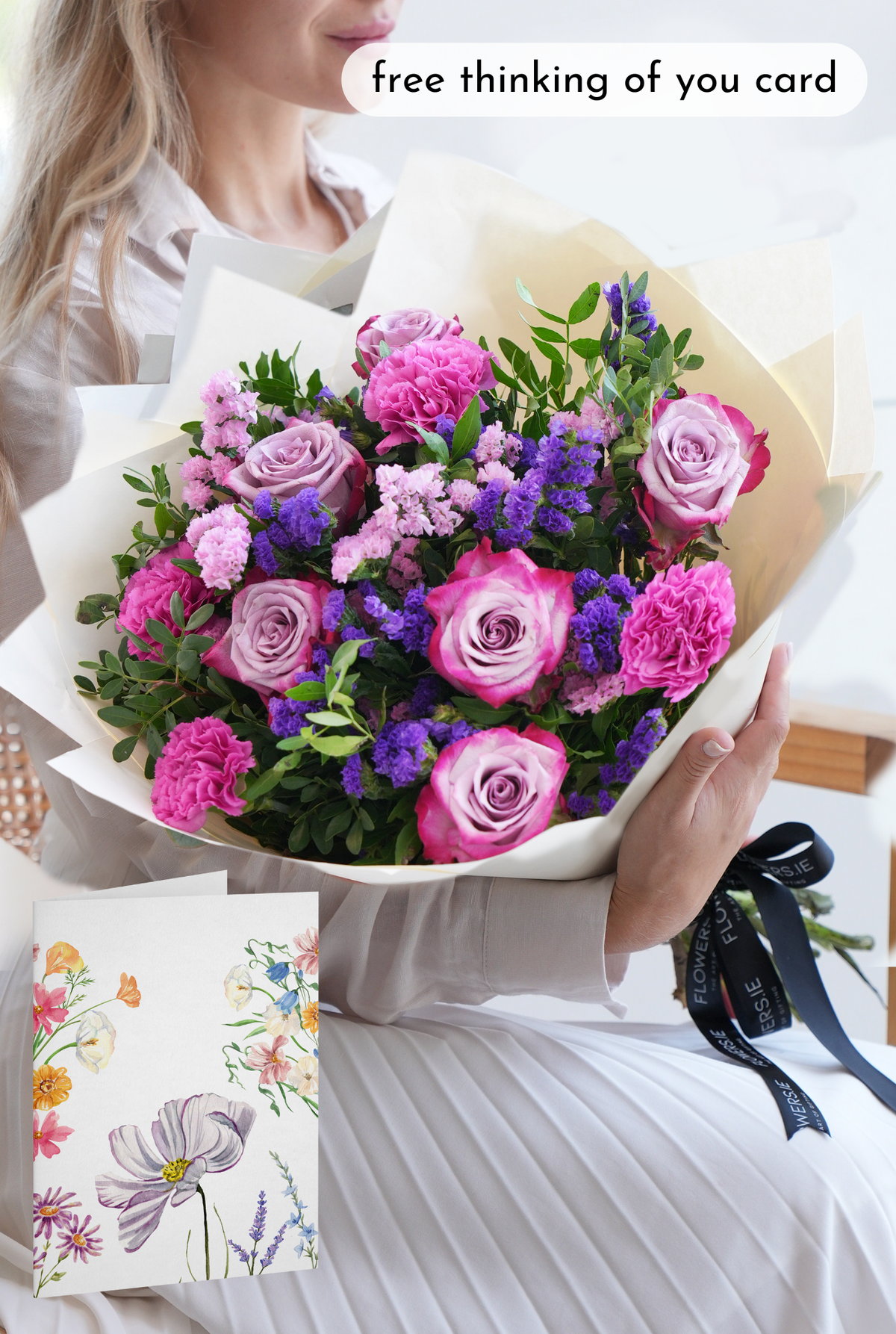 Lavender Floral - Hand-tied