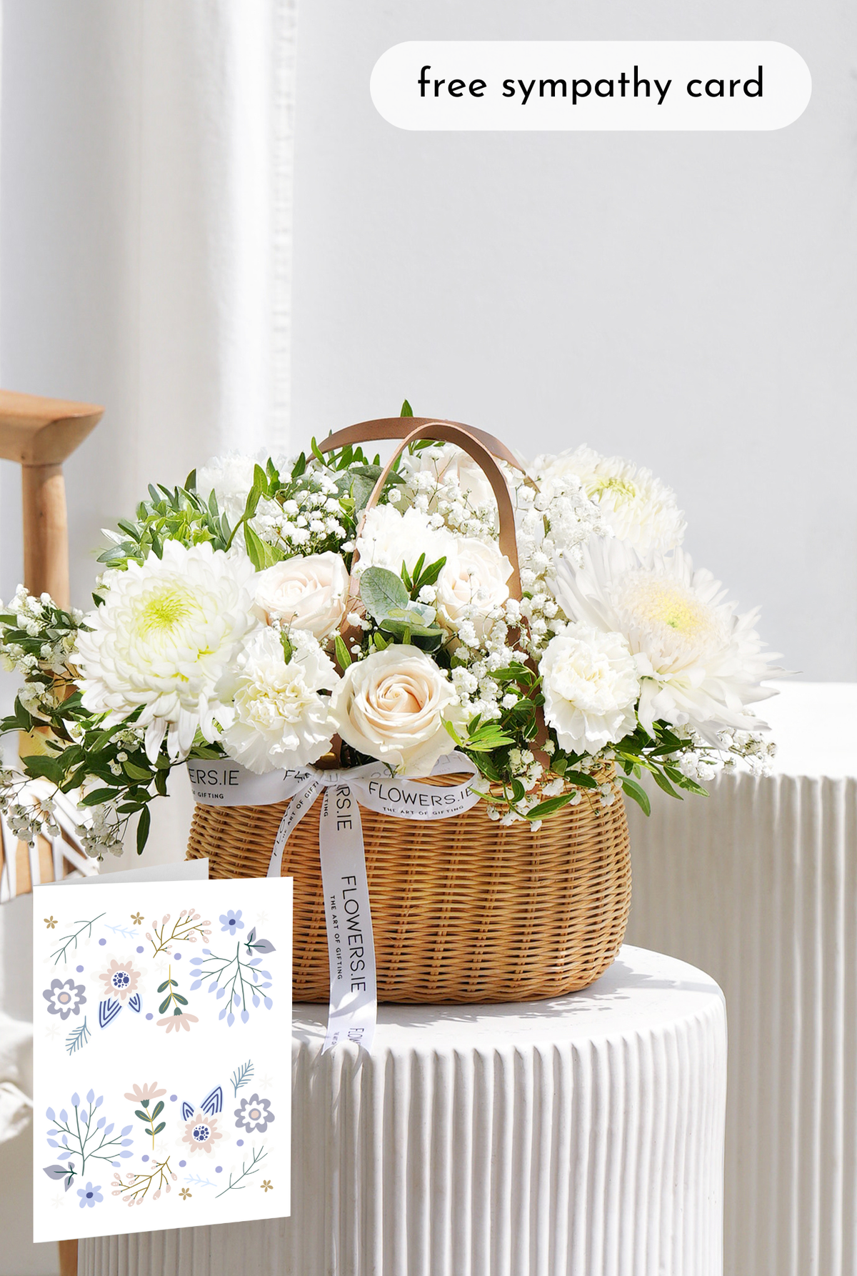 Sympathy White Serenity - Basket