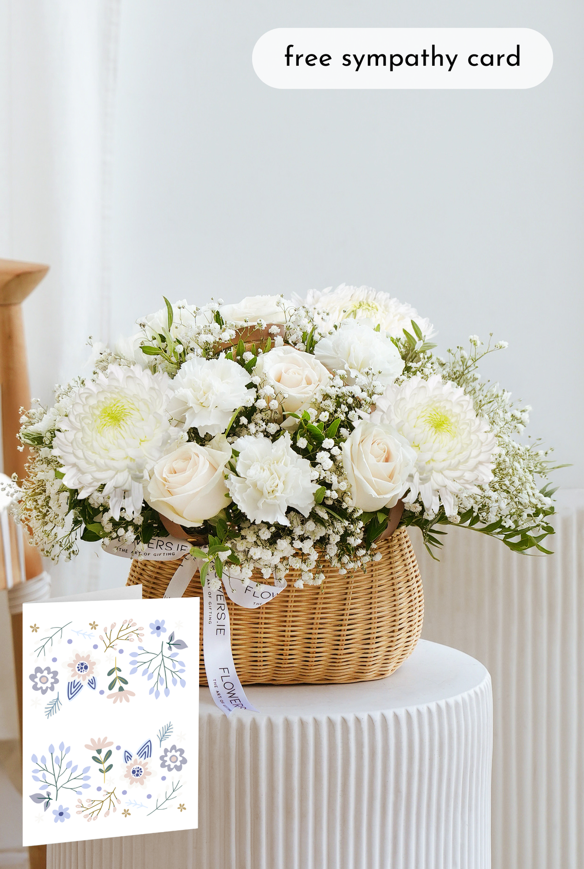 Sympathy White Serenity - Basket