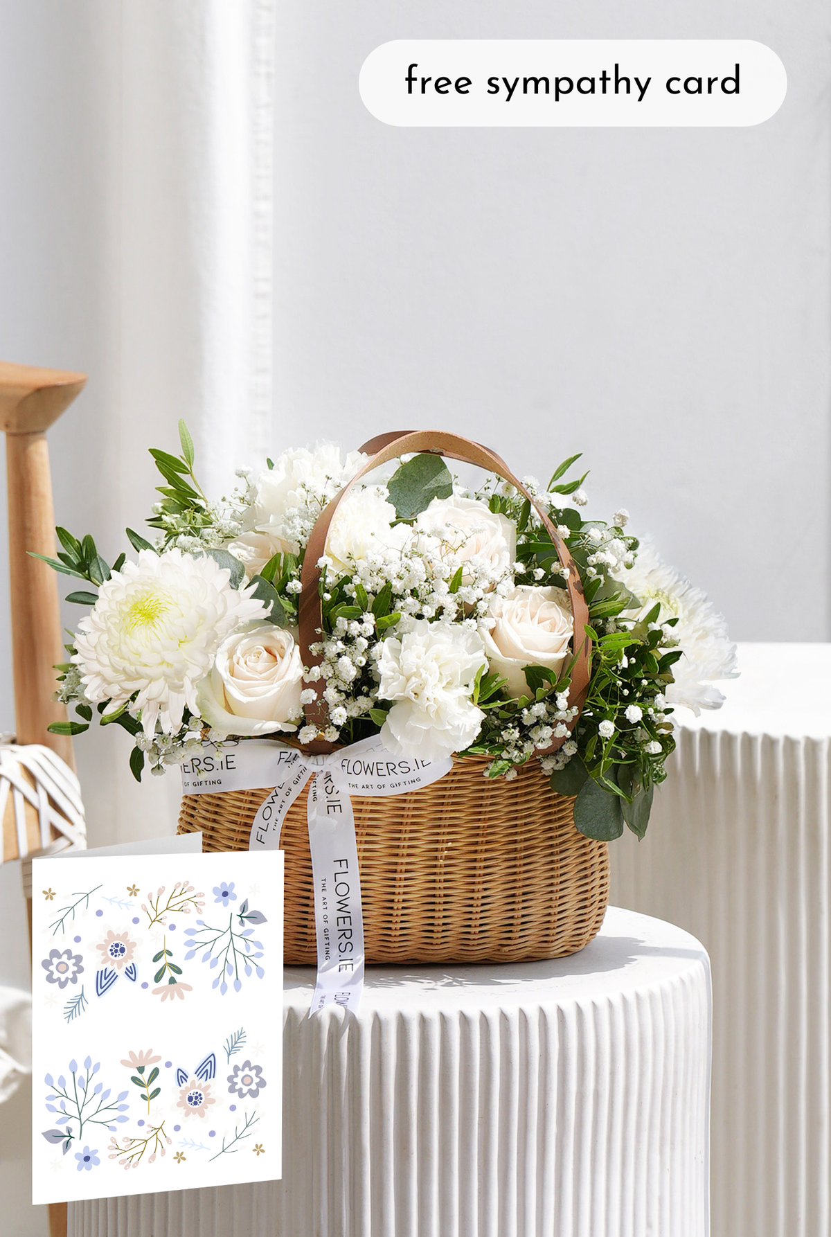 Sympathy White Serenity - Basket