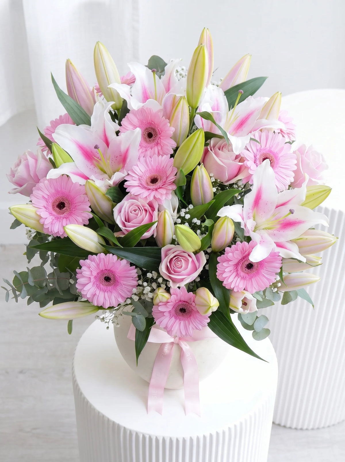 Wonderfully Gerbera - Ceramic Vase