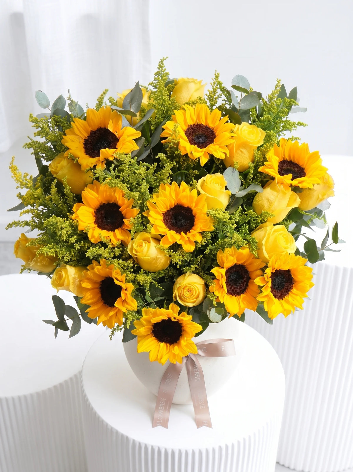 Wonderfully Sunflower - Ceramic Vase