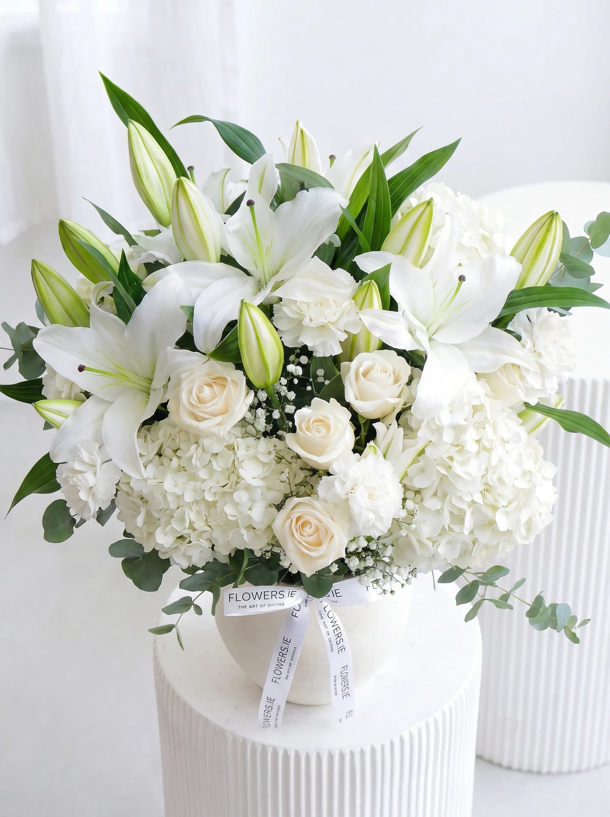 Birthday Wonderfully White - Ceramic Vase