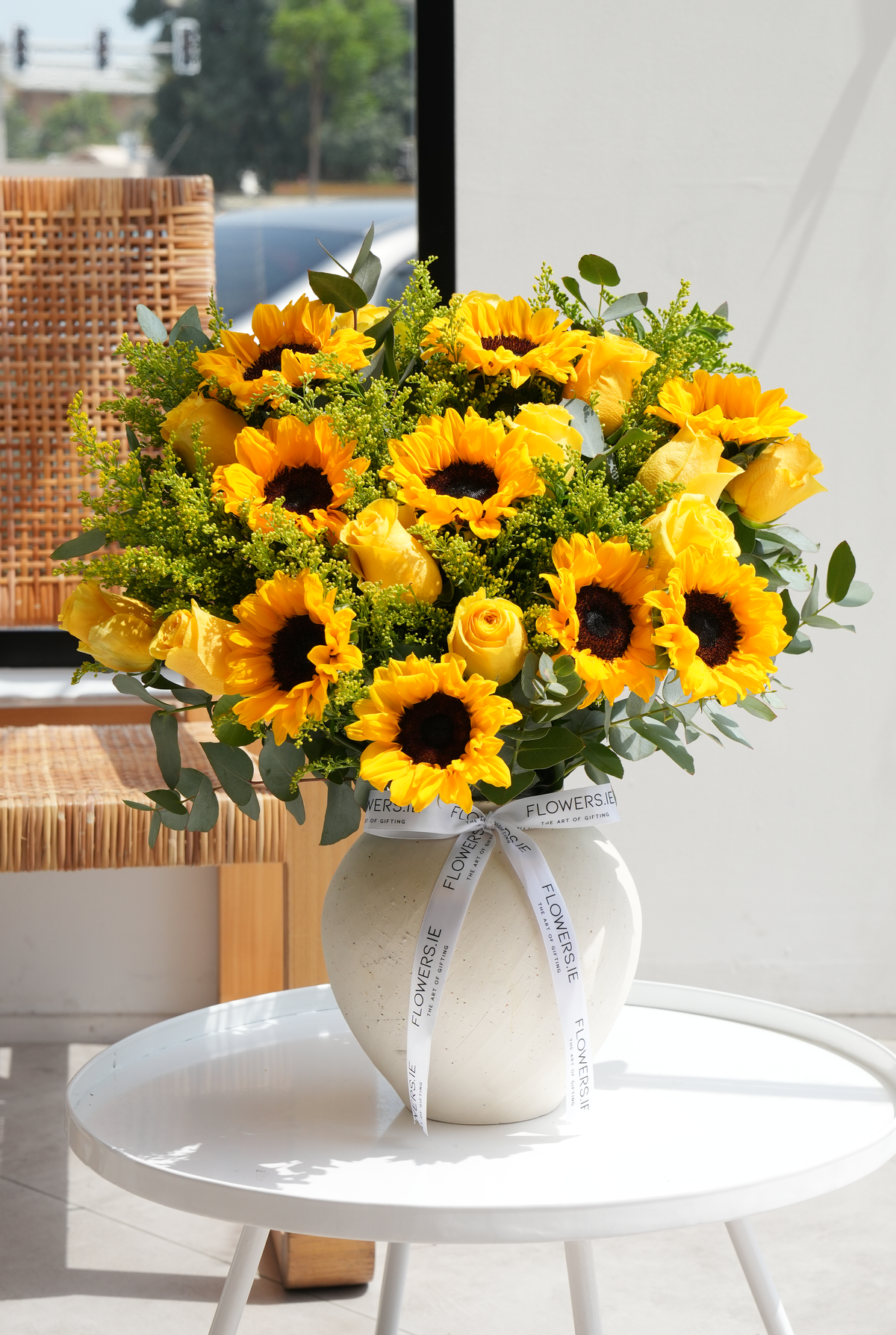 Wonderfully Sunflower - Ceramic Vase