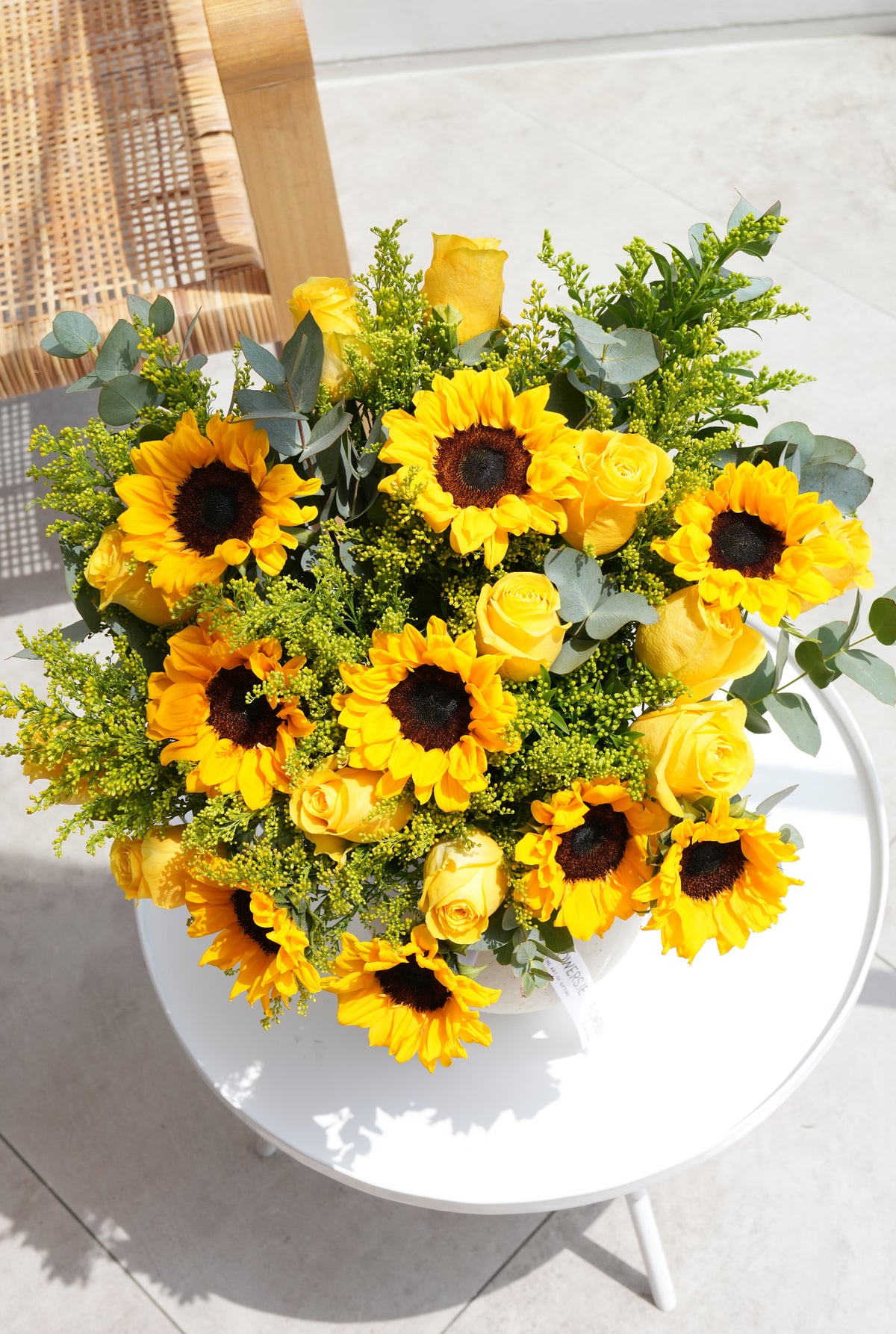 Wonderfully Sunflower in a Ceramic Vase