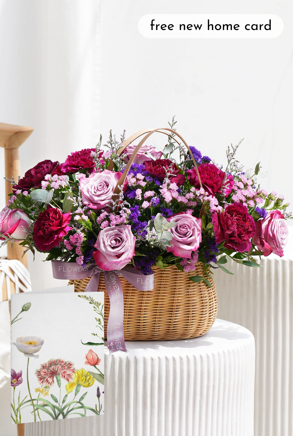 Lavender Floral - Basket