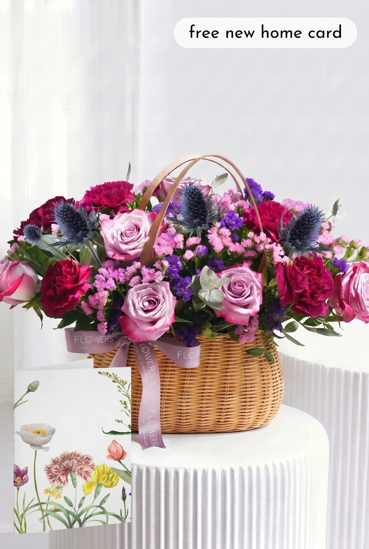 Lavender Floral - Basket