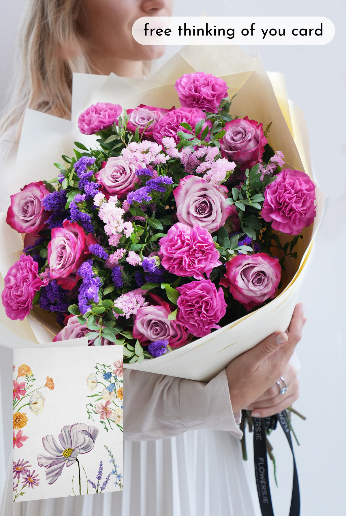 Lavender Floral - Hand-tied