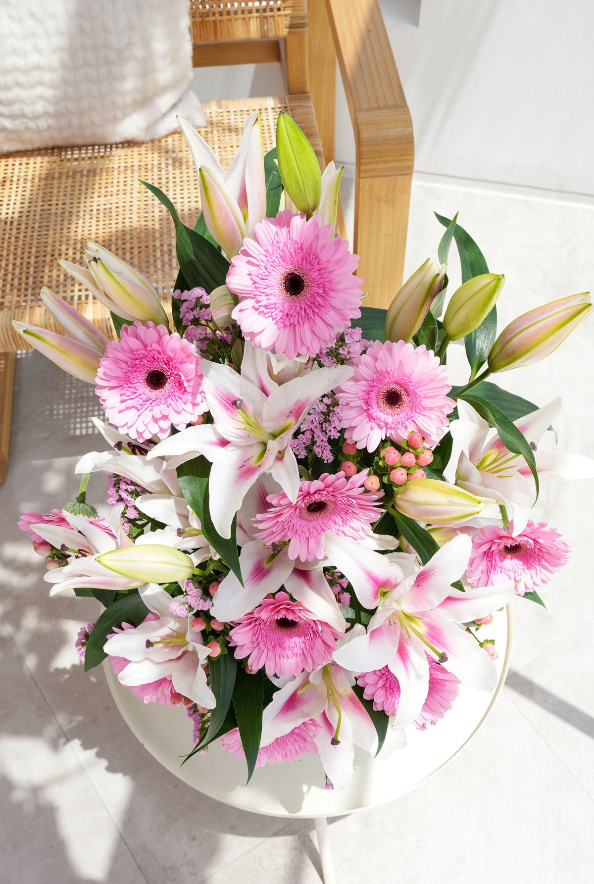 Mother's Day Wonderfully Pink in a Vase