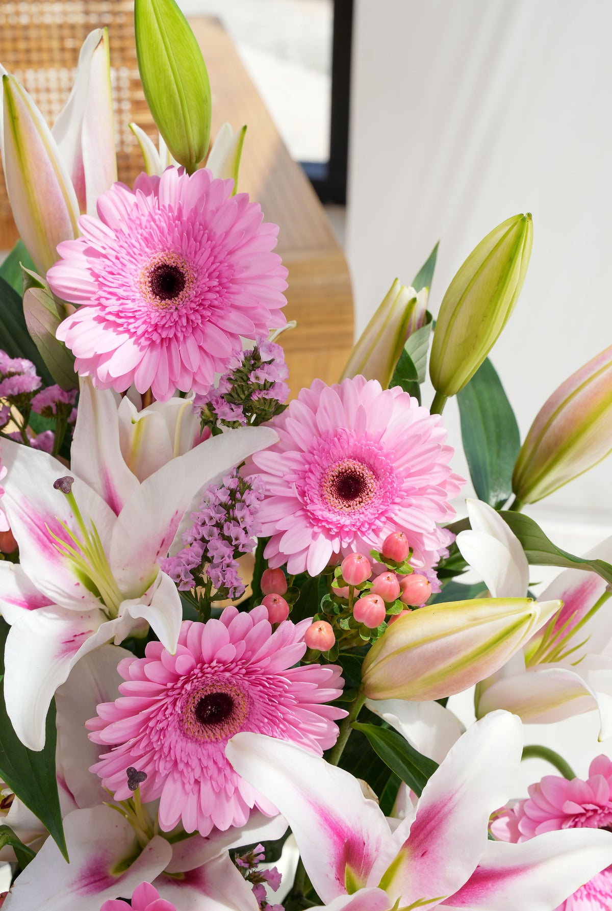 Mother's Day Wonderfully Pink in a Vase