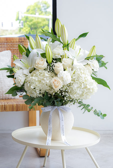 Wonderfully White - Ceramic Vase