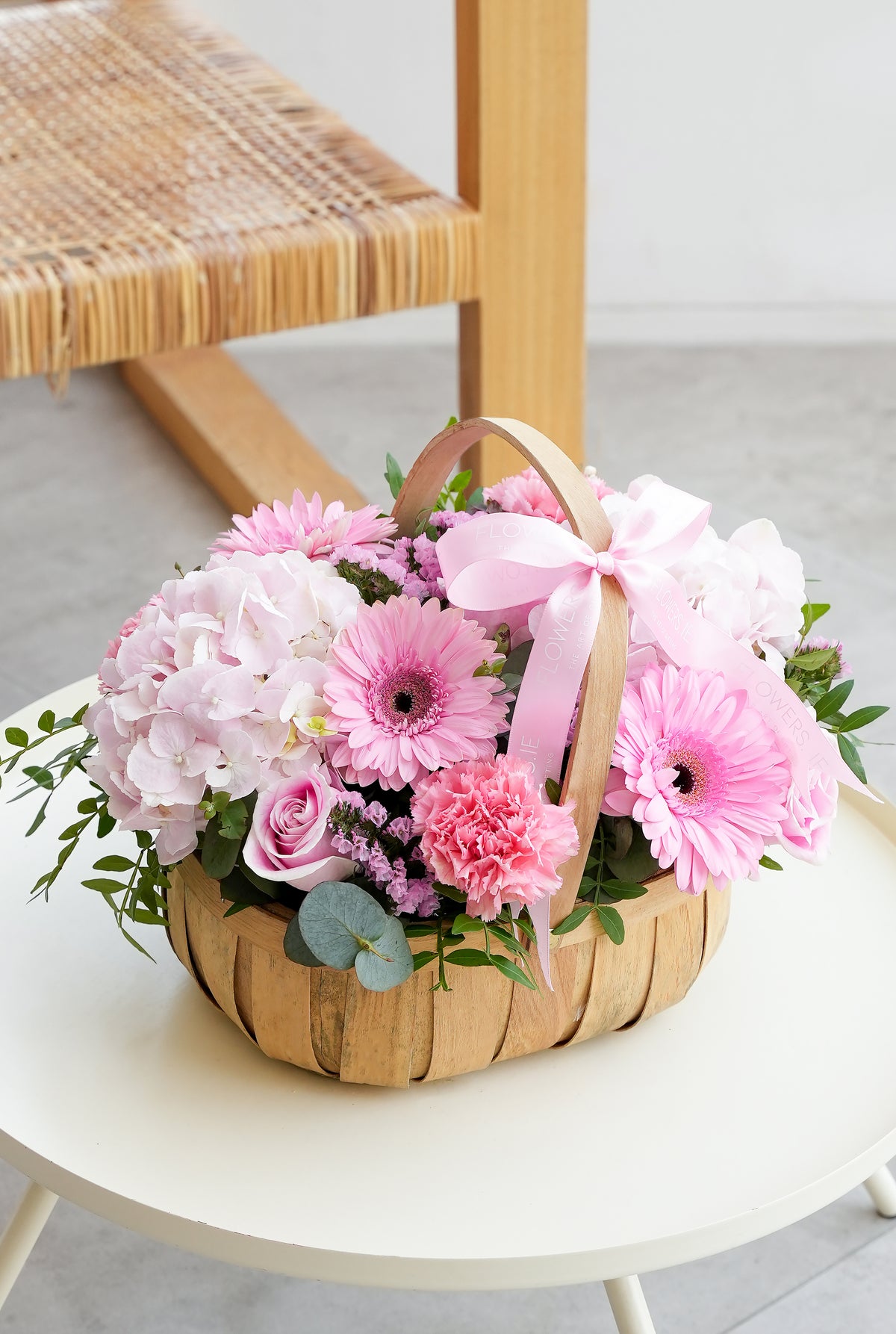 New Baby Pretty Pink - Basket Giftset