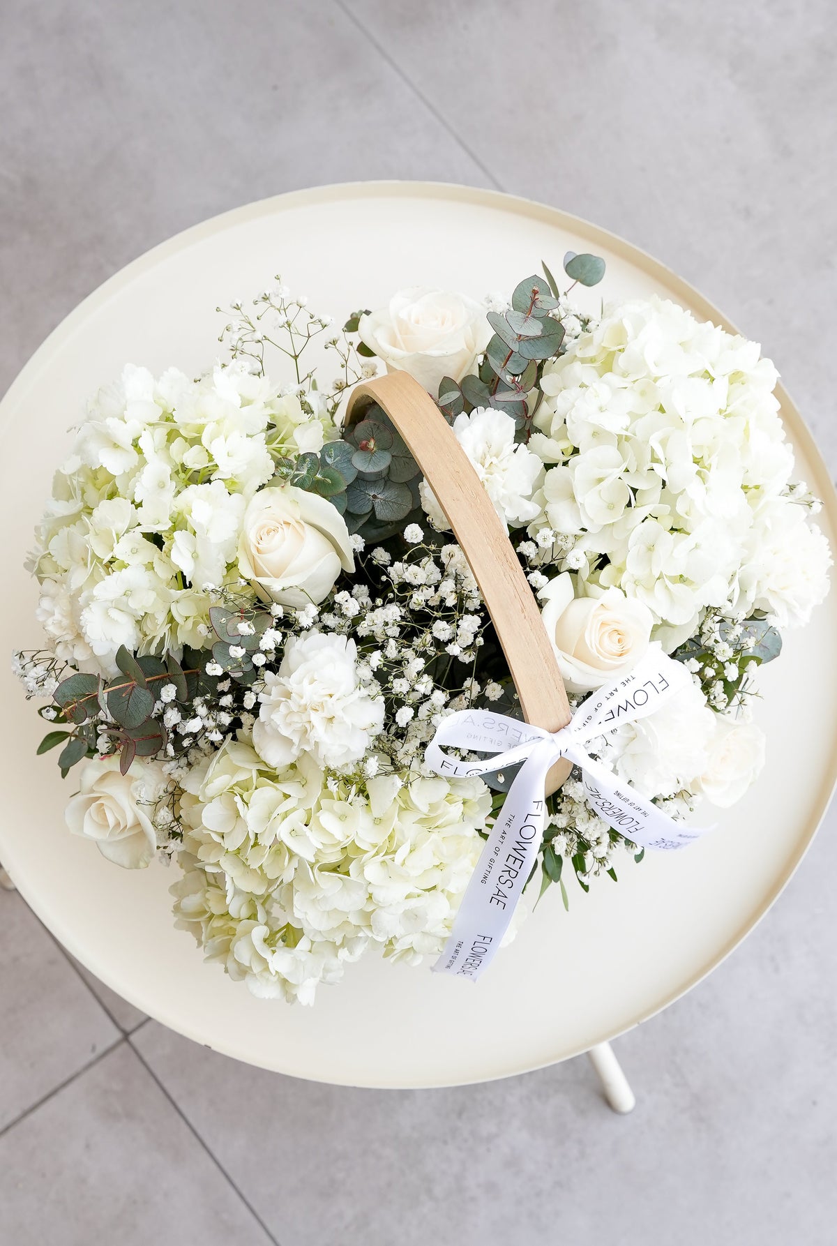 Perfect White - Basket Gift Set