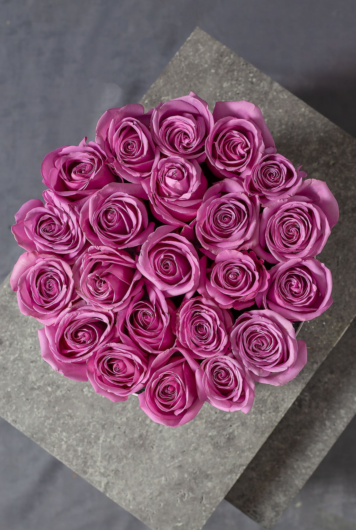 Purple Rose Hatbox
