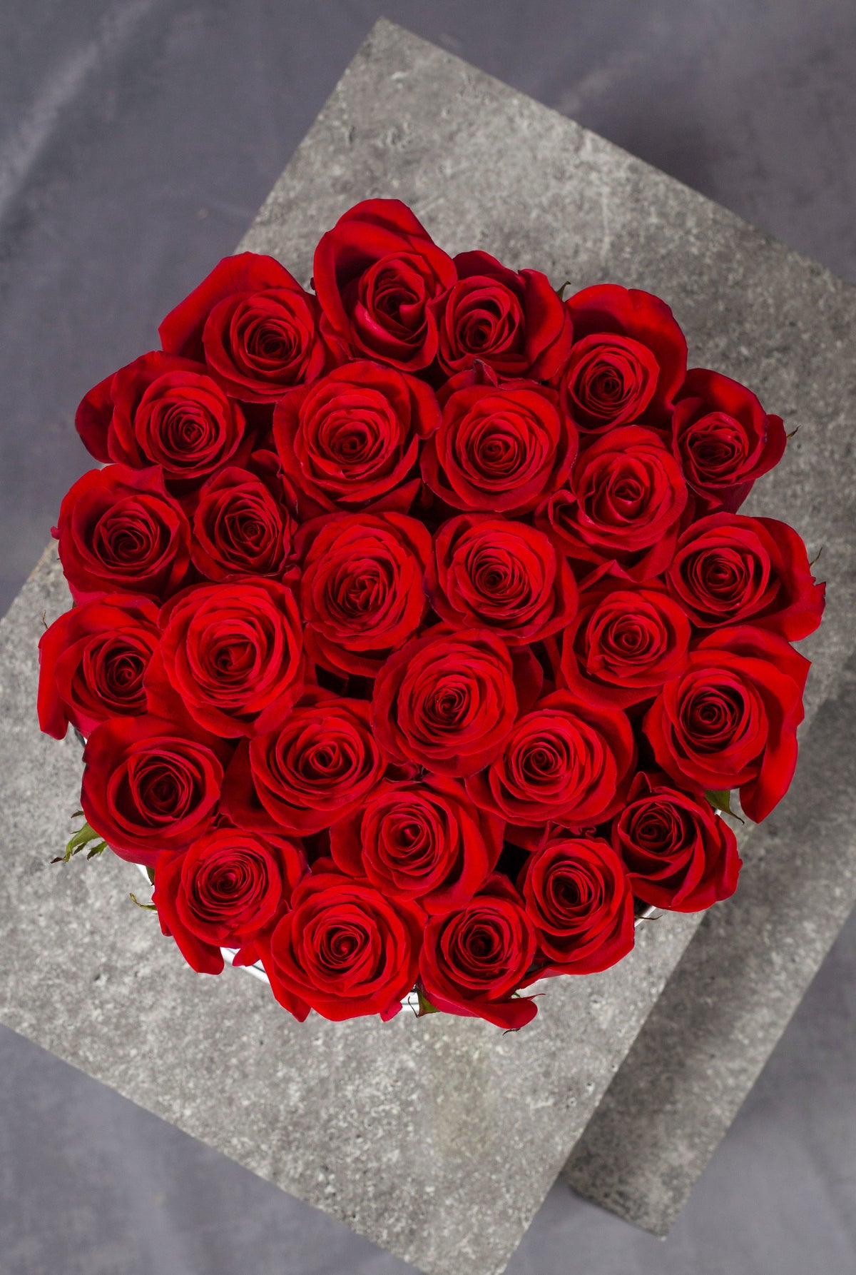 Red Rose - Hatbox