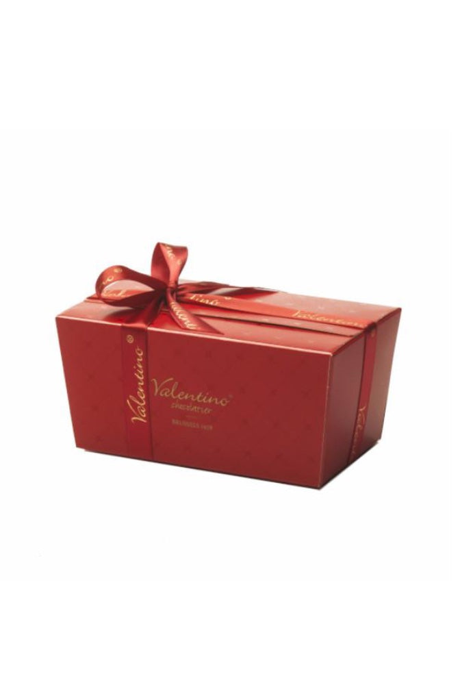 Dozen Red Deluxe Hatbox with Chocolates. Red Chocolate box. Have fresh flowers sent to you by Flowers.IE. Same day flower delivery available.