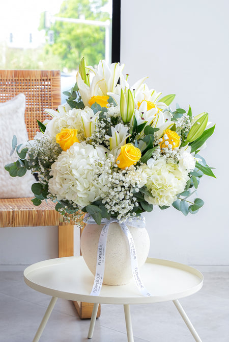 Wonderfully Yellow - Ceramic Vase